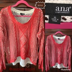 New a.n.a Knit Pullover Sweater